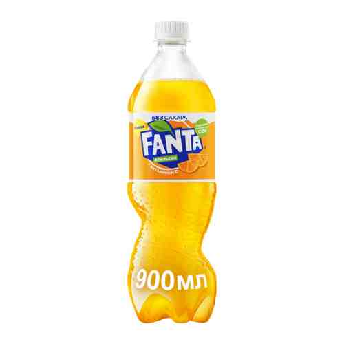 Напиток газированный Fanta Zero Апельсин 0.9 л арт. 3515687