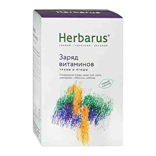 Напиток Herbarus Заряд витаминов чайный листовой 50 г арт. 3397211