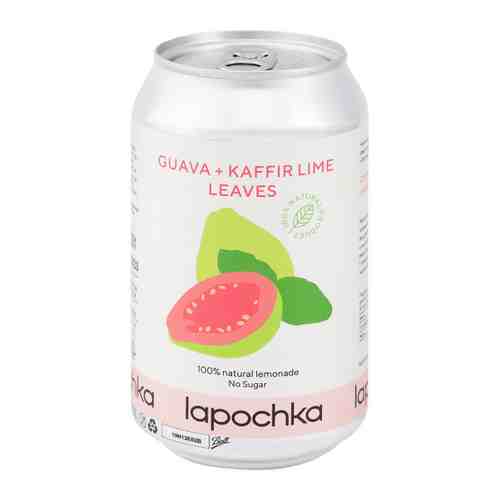 Напиток Lapochka Гуава Каффир Лайм среднегазированный 0.33 л арт. 3486202