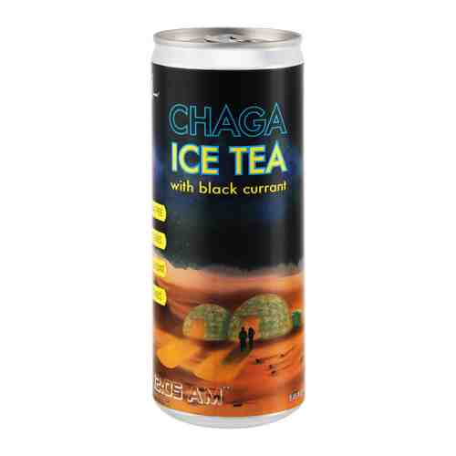 Напиток Ms.Odri Chaga Ice-tea с натуральным экстрактом листьев черной смородины газированный 0.2 л арт. 3472048