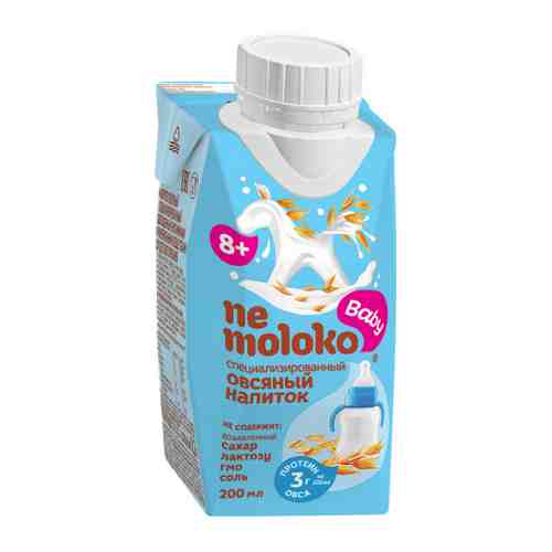 Напиток Nemoloko овсяный специализированный с 8 месяцев 200 мл арт. 3425922