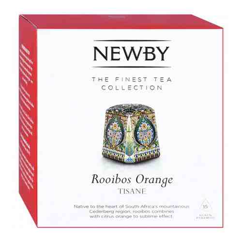 Напиток Newby Ройбос Апельсин чайный 15 пирамидок по 2.5 г арт. 3330326