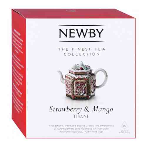 Напиток Newby Strawberry Mango чайный с ароматом клубники и манго 15 пирамидок по 4 г арт. 3330325