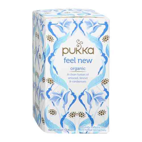 Напиток Pukka Feel Organic травяной для очищения организма 20 пакетиков по 40 г арт. 3440304