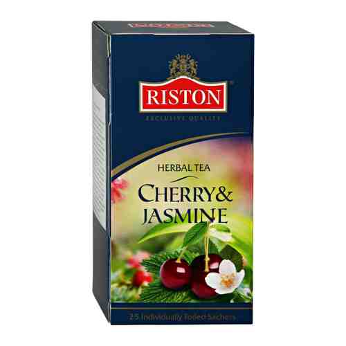 Напиток Riston Cherry Jasmin чайный с ароматом вишни 25 пакетиков по 2 г арт. 3384012