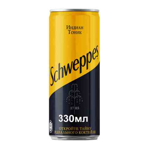 Напиток Schweppes Indian Tonic газированный 0.33 л арт. 3369211