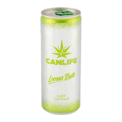 Напиток сокосодержащий CanLife Lemon Kush на основе аромата конопли газированный 0.25 л арт. 3411125
