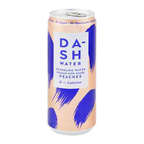 Напиток сокосодержащий Dash Water Персик сильногазированный 0.33 л арт. 3487799
