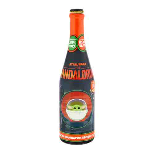 Напиток сокосодержащий Disney Мандарин Апельсин Яблоко сильногазированный 0.75 л арт. 3419021