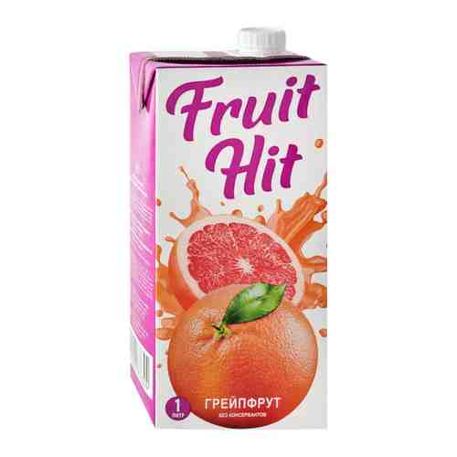 Напиток сокосодержащий Fruit Hit Грейпфрут негазированный 1 л арт. 3485211