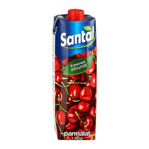 Напиток сокосодержащий Santal Красная вишня негазированный 1 л арт. 3108835