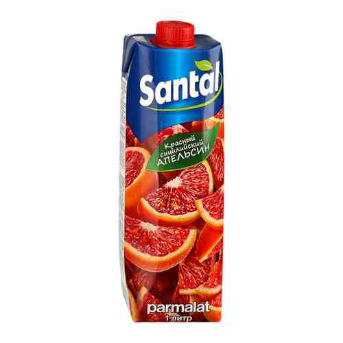 Напиток сокосодержащий Santal Красный сицилийский апельсин негазированный 1 л арт. 3108871