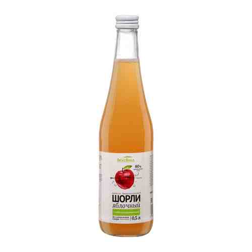 Напиток сокосодержащий ВкусВилл Шорли яблочный слабогазированный 0.5 л арт. 3393396