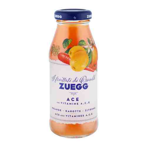 Напиток сокосодержащий Zuegg АСЕ Апельсин Лимон Морковь негазированный 0.2 л арт. 3492793
