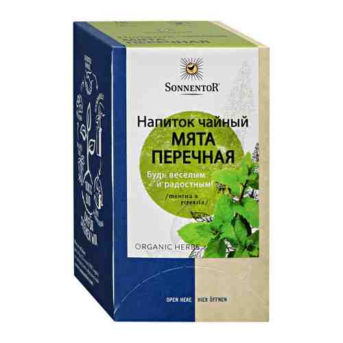 Напиток Sonnentor чайный Мята перечная 18 пакетиков по 1 г арт. 3461504