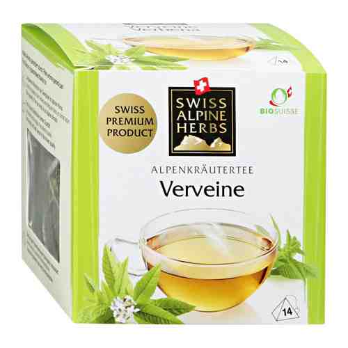Напиток Swiss Alpine Herbs чайный Вербена 14 пакетиков по 1 г арт. 3461480