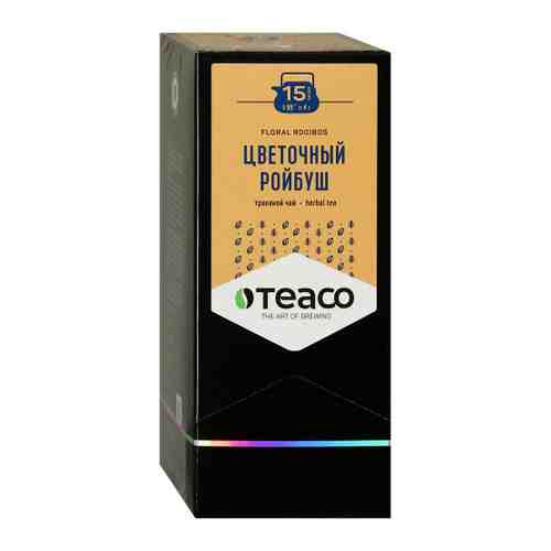 Напиток Teaco Цветочный ройбуш чайный травяной 15 пакетиков по 4 г арт. 3411861