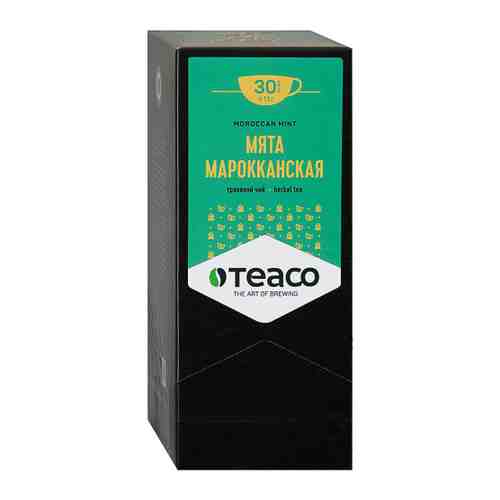 Напиток Teaco Мята марокканская чайный травяной 30 пакетиков по 1.1 г арт. 3411871