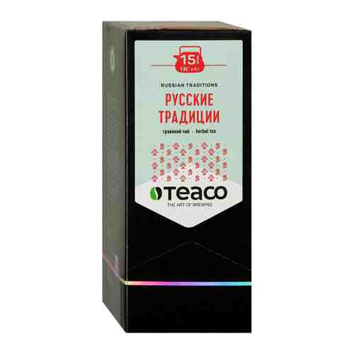 Напиток Teaco Русские традиции чайный травяной 15 пакетиков по 4 г арт. 3411849