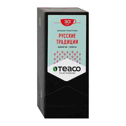 Напиток Teaco Русские традиции чайный травяной 30 пакетиков по 1.4 г арт. 3411873