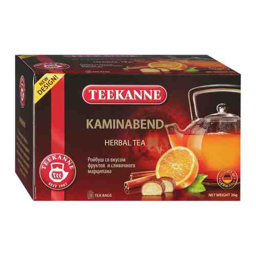 Напиток Teekanne Kaminabend чайный со вкусом фруктов и сливочного марципана 20 пакетиков по 1.8 г арт. 3374675