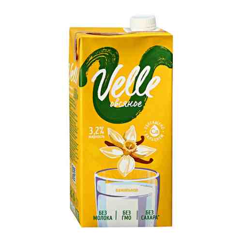 Напиток Velle Овсяный растительный ваниль 3.2% 1 л арт. 3488405