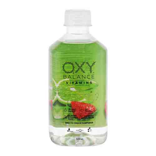 Напиток витаминизированный Oxy Balance Vitamin Базилик Клубника Лайм негазированный 0.4 л арт. 3507435