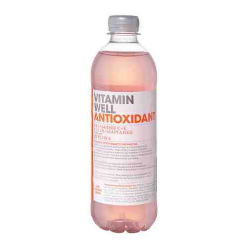 Напиток витаминизированный Vitamin Well Antioxidant Персик негазированный 0.5 л арт. 3384534