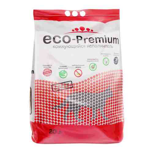 Наполнитель Eco Premium Green древесный сосна для кошачьего туалета 20 л арт. 3479876