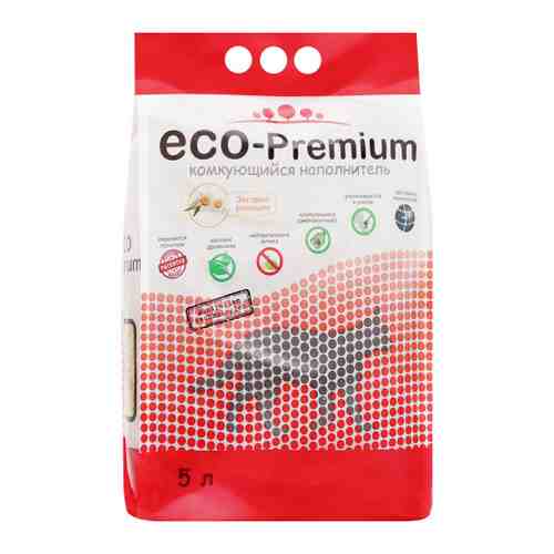 Наполнитель Eco Premium Ромашка древесный для кошачьего туалета 5 л арт. 3479866