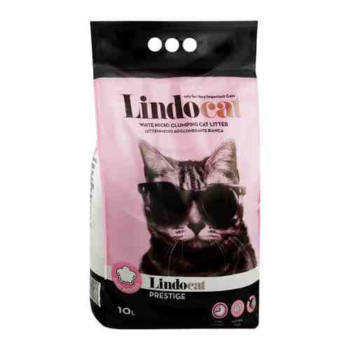 Наполнитель Lindocat Prestige комкующийся с ароматом детской пудры для кошачьего туалета 10 л арт. 3422368