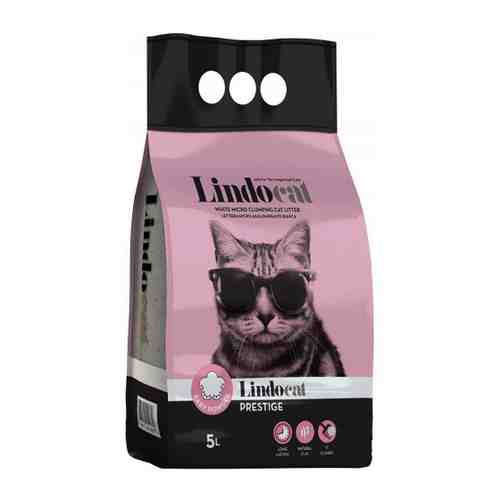 Наполнитель Lindocat Prestige комкующийся с ароматом детской пудры для кошачьего туалета 5 л арт. 3422369