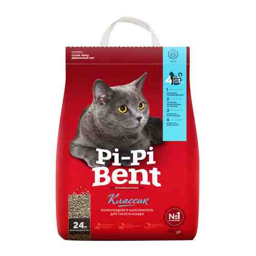Наполнитель Pi-Pi-Bent Classik комкующийся для кошачьего туалета 10 кг арт. 3310063