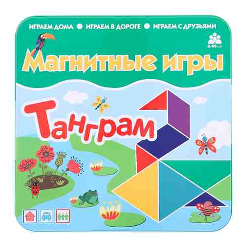 Настольная игра Бумбарам Танграм магнитная арт. 3418208