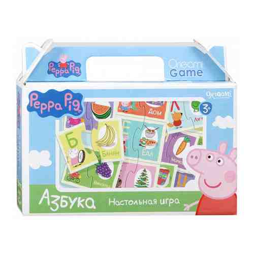 Настольная игра Origami Peppa Pig Азбука арт. 3311780