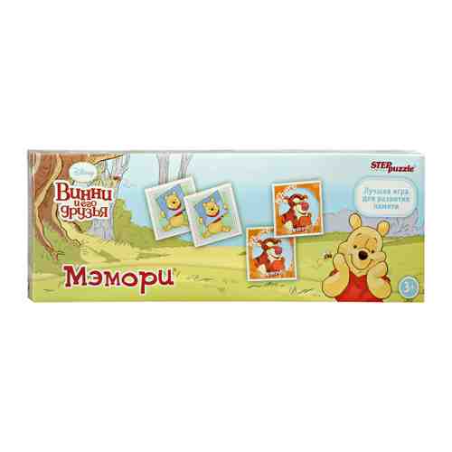 Настольная игра STEPpuzzle Мэмори Винни и его Друзья арт. 3381580