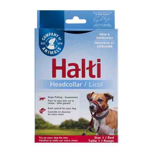 Недоуздок Coa HALTI Headcollar для собак размер 1 красный 31-40 см арт. 3460110