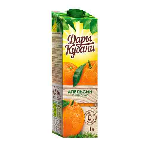 Нектар Дары Кубани Апельсин с мякотью 1 л арт. 3420263