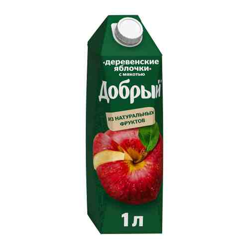 Нектар Добрый Деревенские яблочки с мякотью 1 л арт. 3252704