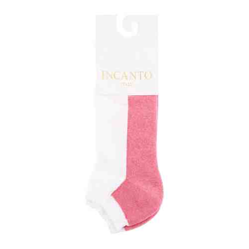 Носки женские Incanto укороченные бело-оранжево-розовые размер 36-38 арт. 3414185