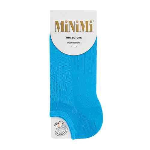 Носки женские MiNiMi Mini Cotone 1101 суперукороченные бирюза размер 35-38 арт. 3436281