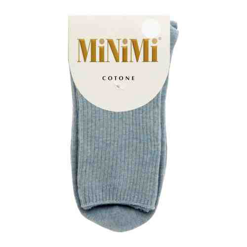 Носки женские MiNiMi Mini Cotone 1203 меланж светло-голубые размер 35-38 арт. 3436287