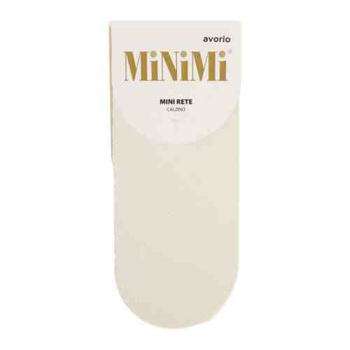 Носки женские MiNiMi Rete Diagonale кремовые сетка синтетические арт. 3421955