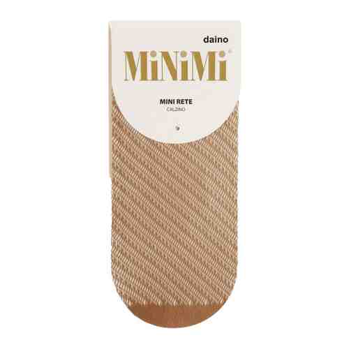 Носки женские MiNiMi Rete Diagonale телесные сетка синтетические арт. 3421956