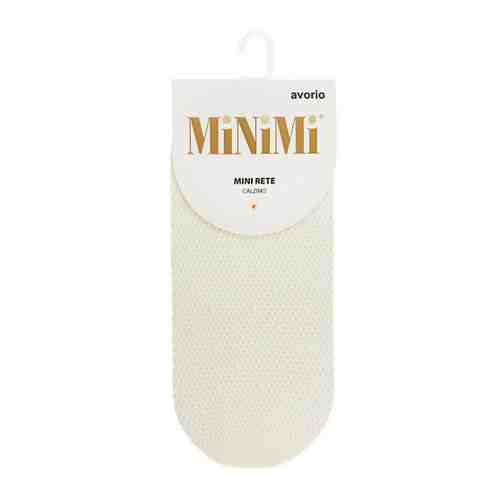 Носки женские MiNiMi Rete Pois кремовые сетка синтетические арт. 3421958