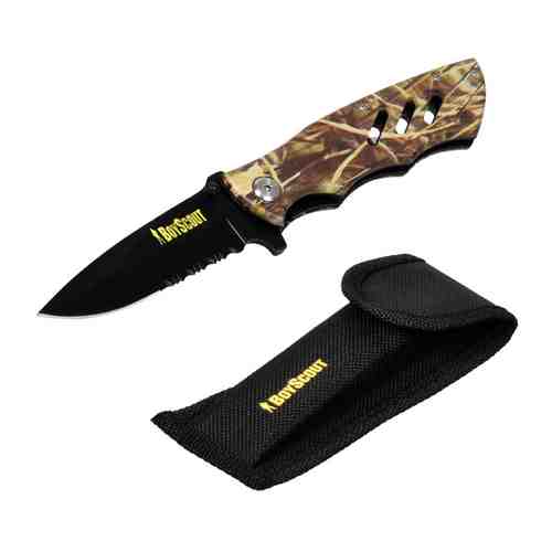 Нож BoyScout Рейнджер складной в чехле 11.5х20 см арт. 3435736