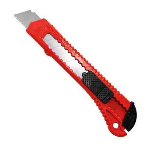 Нож канцелярский Attache с фиксатором красный 18 мм арт. 3429943