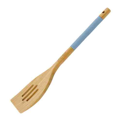 Лопатка кулинарная Guffman с прорезью бамбуковая голубая 33 см арт. 3433480