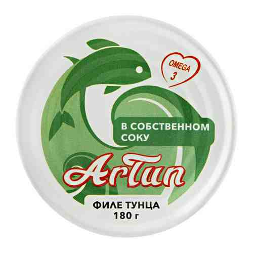 Филе тунца Artun консервированный в собственном соку 180 г арт. 3460895