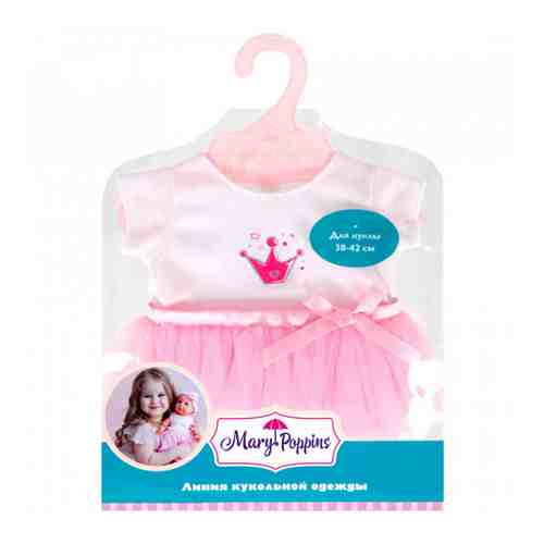 Одежда для куклы Mary Poppins юбка и футболка Принцесса 38-43 см арт. 3378404